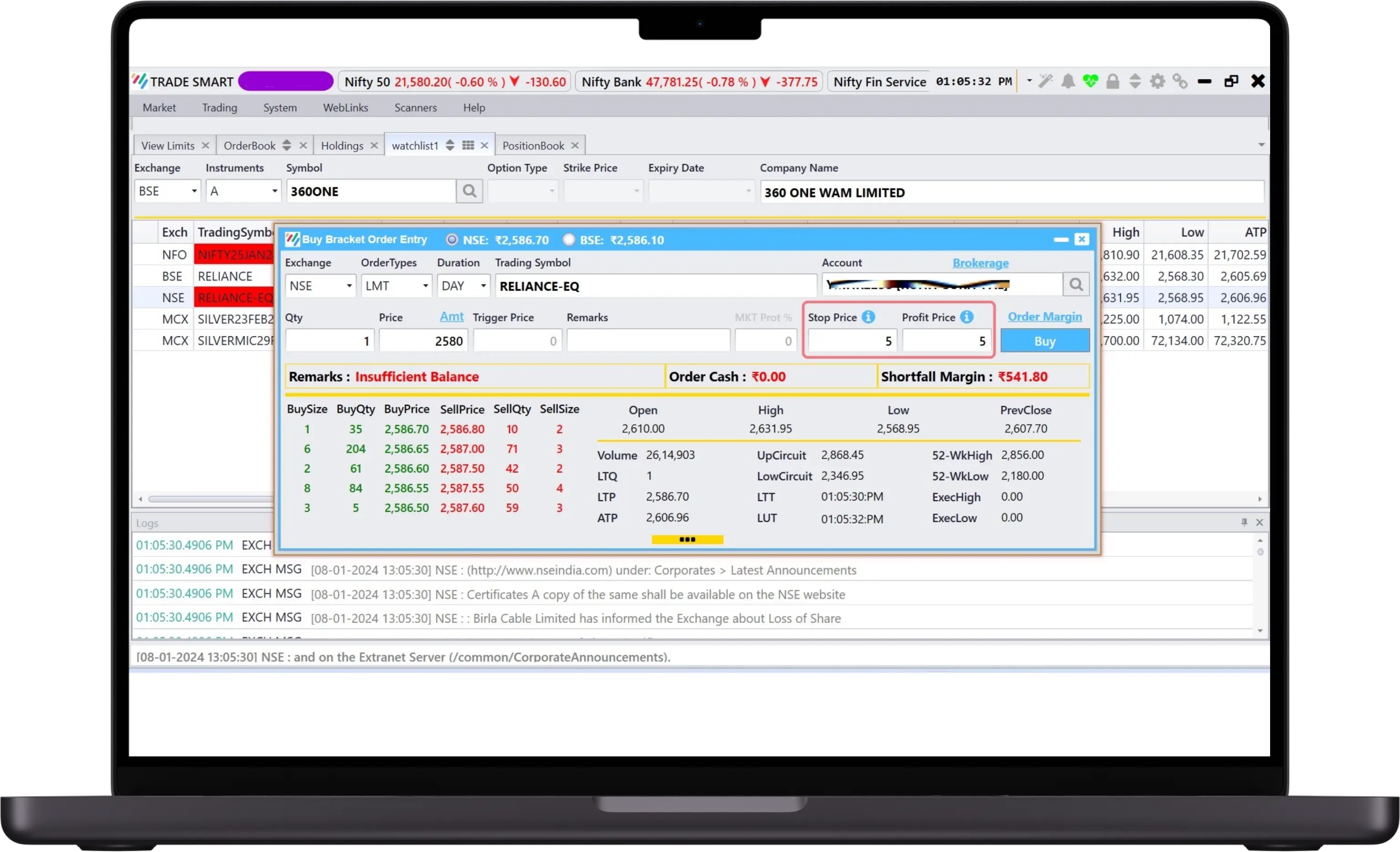 Tradesmart Desktop Application